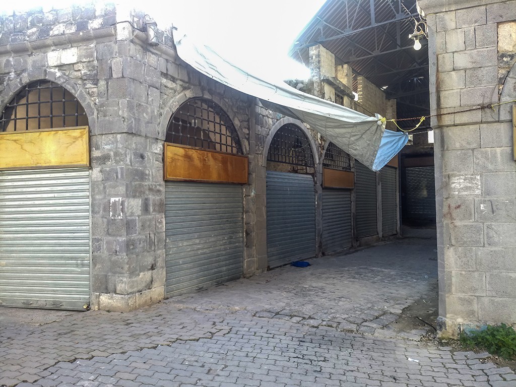 مدخل سوق الحدادين من جهة سوق الحسبة